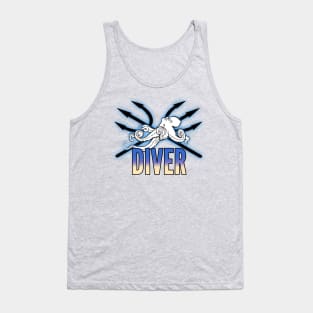 Scuba diving  t- shirt designs Tank Top